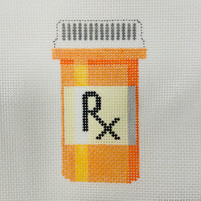 Rx Bottle Needlepoint Canvas