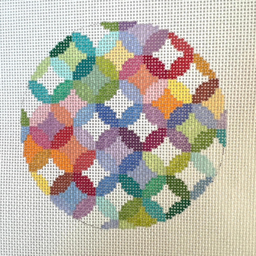 Quilt Ring Round Needlepoint Canvas