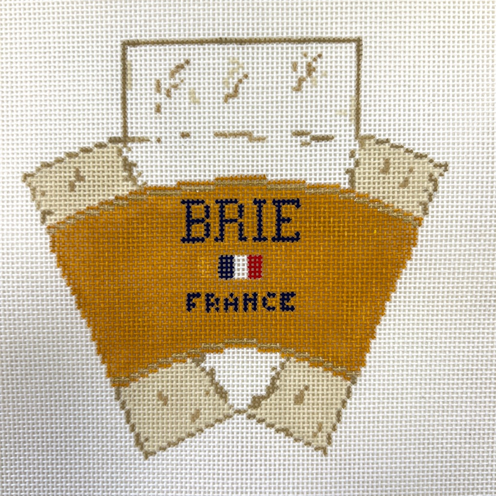 Brie 3D Ornament Needlepoint Canvas