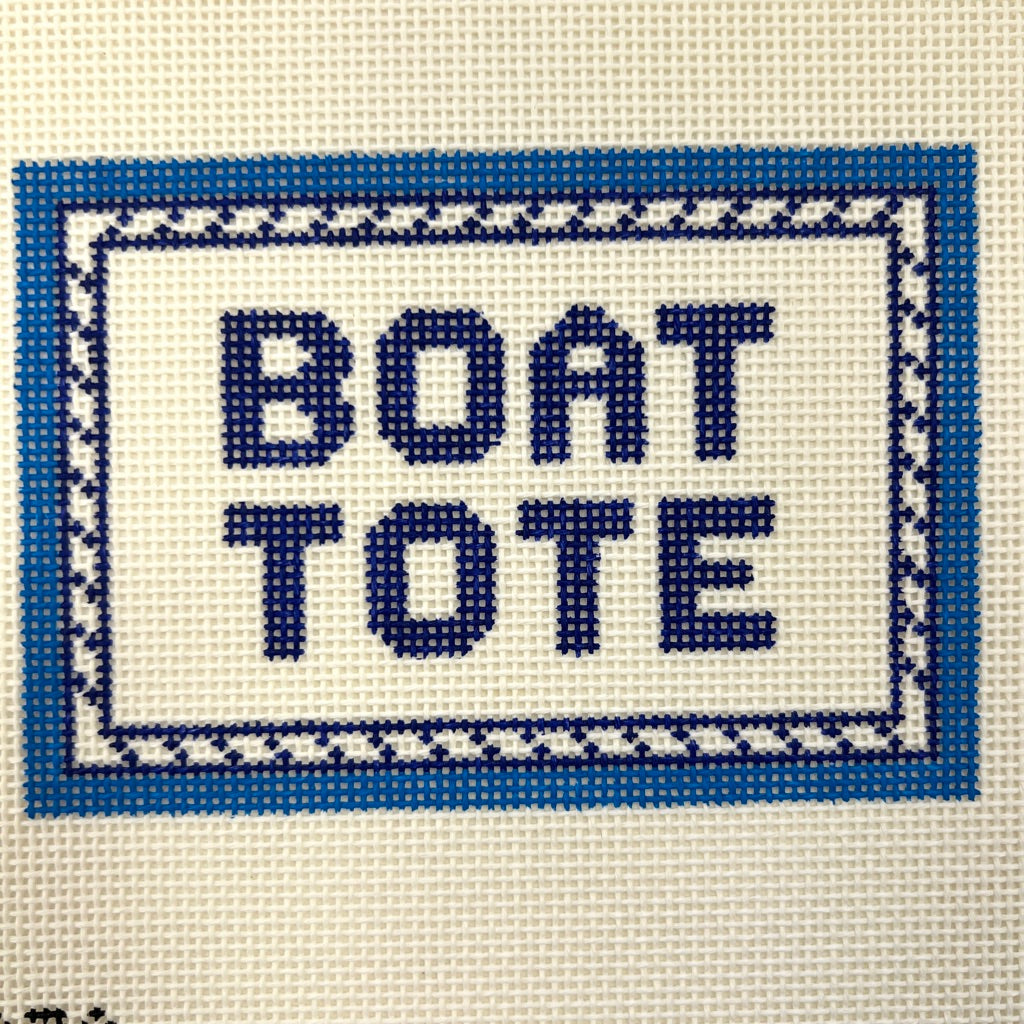 Boat Tote  Needlepoint Canvas