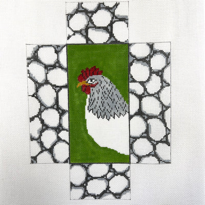 Chicken Brick Cover Needlepoint Canvas