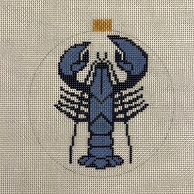 Lobster Ornament - two colors available needlepoint canvas - Bargello Needlepoint